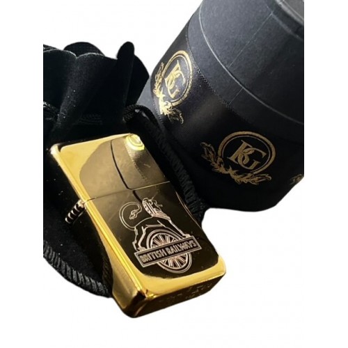 British Railways Personalised Gold Plated Lighter British Railways Personalised Gold Plated Lighter